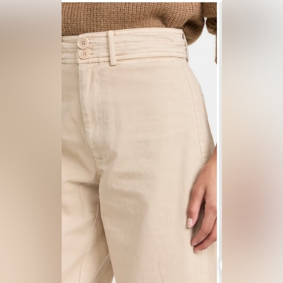 Apice Apart Chino Mari Barrel Pant-Sand - Picture 4 of 7